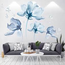Large 3d Flower Wall Stickers For Home