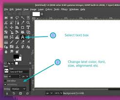how to outline text in gimp in 3