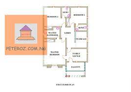 Low Cost 4 Bedroom Duplex Floor Plan