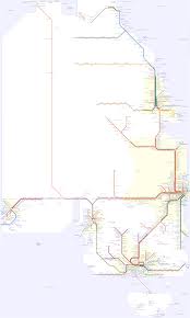 Train Map Of Eastern Australia And Northern New South Wales
