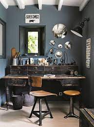 dramatic masculine home offices