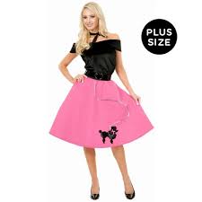 pink poodle skirt plus costume