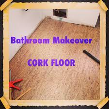 using cork flooring in a bathroom