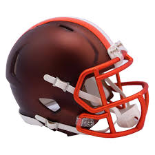 Details About Nfl Cleveland Browns Blaze Alternate Speed Mini Helmet Unisex Fanatics