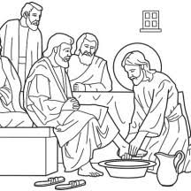 Jesus washes the disciples feet bible reference: Miracles Of Jesus Netart