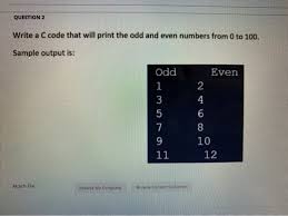 solved question 2 write a c code that