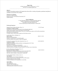 Sample Entry Level Resume 9 Examples In Word Pdf