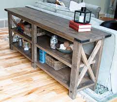 40 Stunning Reclaimed Wood Console Tables