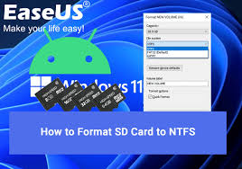 can i format sd card to ntfs on android