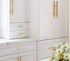 kitchen drawers with luxury hardware