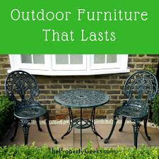5 types of outdoor furniture that lasts