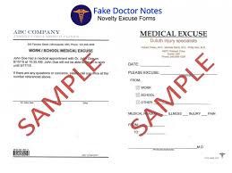 Printable Doctors Note Or Blank Template Pdf With Free Notes