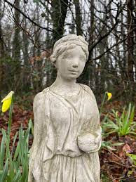 Greek Lady Stone Garden Statue Outdoor