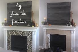 Fireplace A Makeover Using Tiles