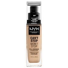 nyx can t stop won t stop full coverage foundation buff 30ml