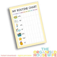 Personalised Routine Charts