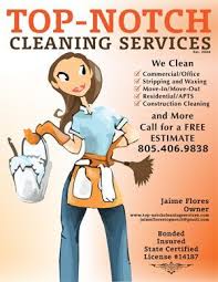 Top Notch Cleaning Services Business Flyer Design