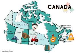 However, even with relatively large populations in canada, not a few big cities, the largest of which are vancouver, montreal, toronto, i think. Map Of Canada For Kids Free Printable Facts And Activities