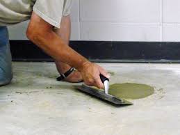 Settling Concrete Floor Slab Repair