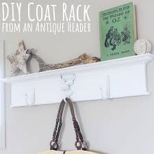 Diy Coat Rack From An Antique Header