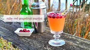 ruby red gfruit martini martini