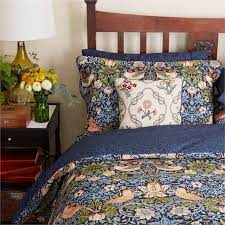 morris and co strawberry thief bedding