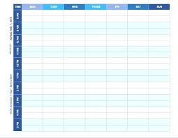 Excel Class Schedule Template Artpromer Me