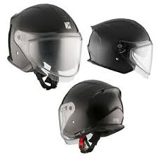 Details About Snowmobile Helmet Open Face Double Lens Ckx Razor Rsv Solid Black Glossy Xsmall