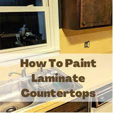 paint for laminate countertops how to