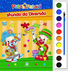 Capa de caderno colorido para imprimir português. Livro Para Colorir Com Aquarela Patati Patata Livraria Delta