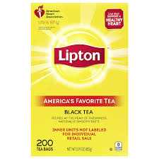 lipton tea bags for a naturally