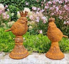 Cast Iron Garden Ornaments Birds Royal