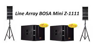 Dàn Loa Line Array Mini Bosa Z1111 Tích Hợp Công Suất