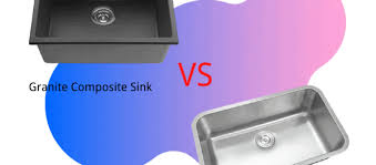 stainless steel sink vs granite