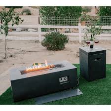 Metal Propane Gas Fire Pit Table