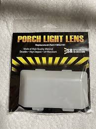 Rv Replacement Porch Light Lens White