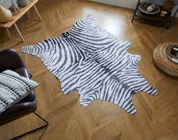 zebra print faux hide rug flair rugs