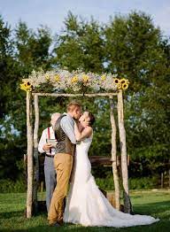 Imagination has no limits as we can tell by this gorgeous yet simple wood wedding arbor. 15 Diy Wedding Arches To Highlight Your Ceremony With
