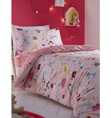pink toddler and cot bed duvet sets for