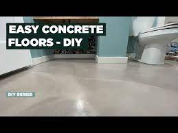 concrete floors instead of tile easy