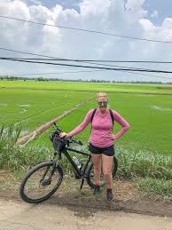 biking through the mekong river delta