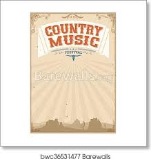 This background is uploaded by: Country Music Festival Background With American Landscape Art Print Barewalls Posters Prints Bwc36531477