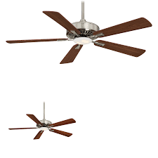 Minka Aire F556l Bn Dw Ceiling Fan With Led Light 52 Inch 5 Blade Brushed Nickel Contractor Ceiling Fan With Light Air Circulators Hvac Lade Danlar