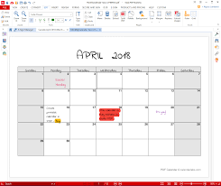 create a printable calendar for pdf