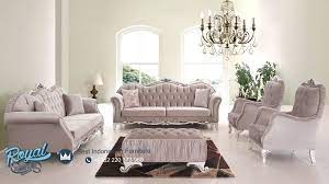 set sofa tamu mewah modern elit mobilya