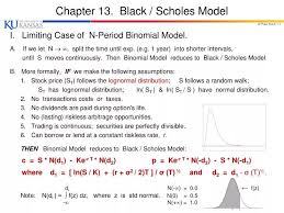 Ppt Chapter 13 Black Scholes Model