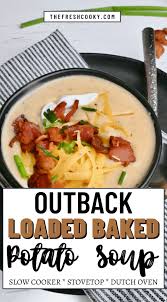 outback potato soup recipe slow cooker