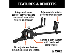 Maybe you would like to learn more about one of these? Curt Trutrack Weight Distribution Hitch With Sway Control Up To 10k 2 Shank 2 5 16 Ball 17500 Sharptruck Com