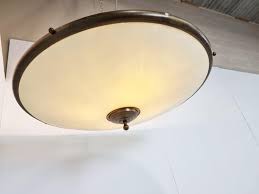 large vintage ceiling lamp 1970s for