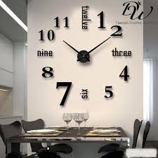 Dhome Creative Diy Wall Clock Modern